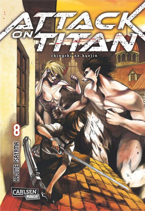 Produktbild Attack on Titan, Band 8 (Deutsch, Hajime Isayama, 2015)