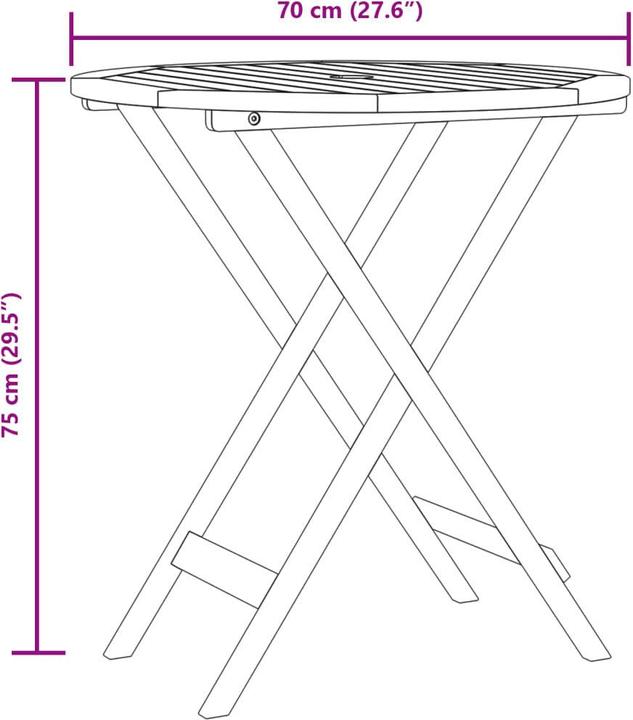 Immagine prodotto vidaXL Duscle (70 cm)