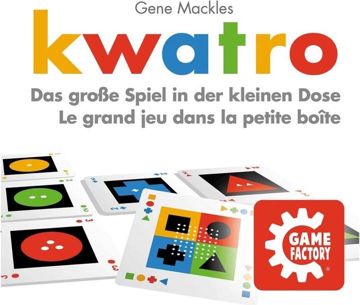 Image du produit Game Factory kwatro en vitrine (Allemand)