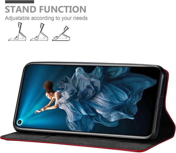 Actual product image Cadorabo Book Invisible Magnet Cover (TCL 20S, Huawei Nova 5T, K20)