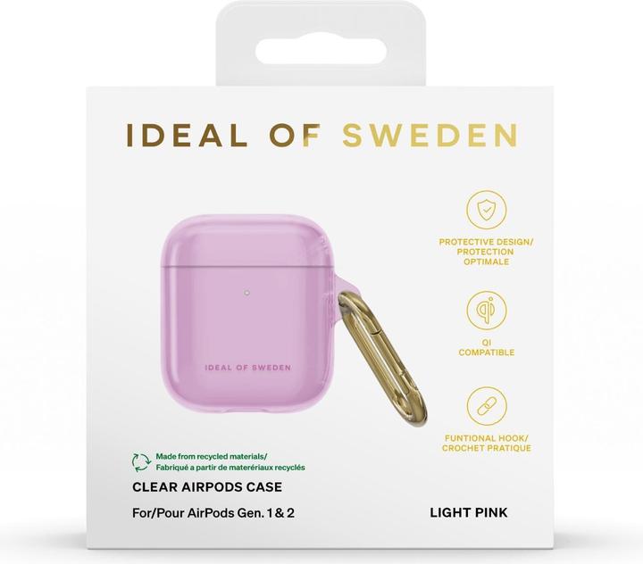 Actual product image iDeal Of Sweden Designer Hard-Cover Light Pink clear (Headphone bag)