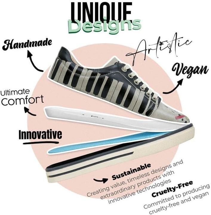 Actual product image Dogo Dance with Me Pattern Sneakers (36)