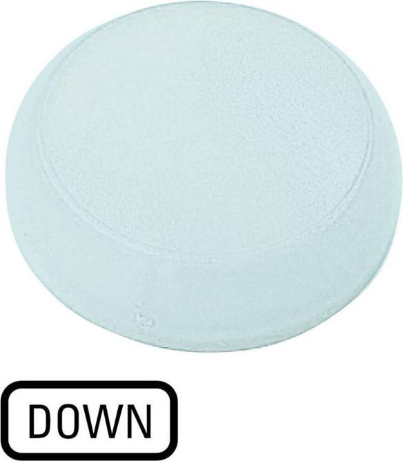 Actual product image Eaton Lens, indicator light white, flat, DOWN 218418