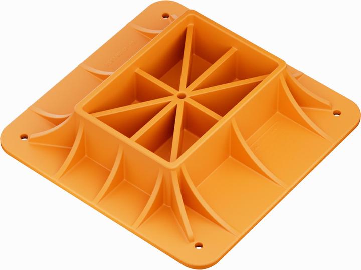 Wiltec Farm Jack Halterung Stützplatte Wagenheber Unterlegplatte 29,2x29,2cm