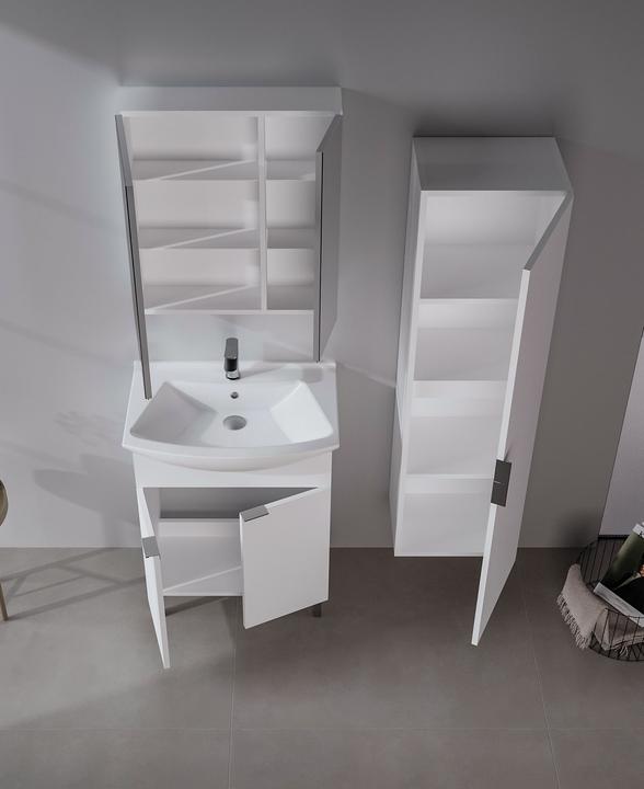 Produktbild Homitis Purus 65 Bathroom Cabinet With Sink & Mirror Set (2 Pieces)