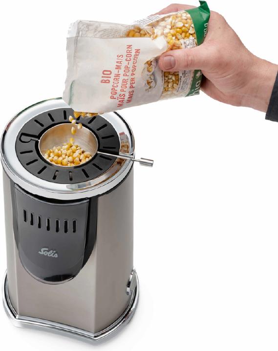Actual product image Solis Popcorn machine