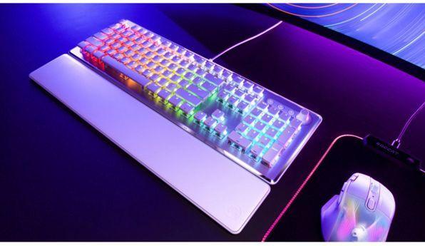 Produktbild Roccat Vulcan II, weiss Gaming-Tastatur, roter Schalter (DE)