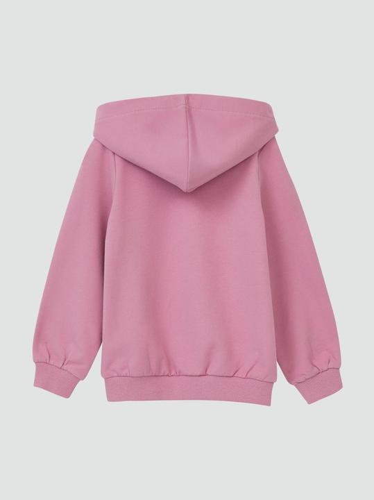Produktbild s.Oliver Sweatshirt Hoodie mit Frontprint und Schmucksteinen (98)
