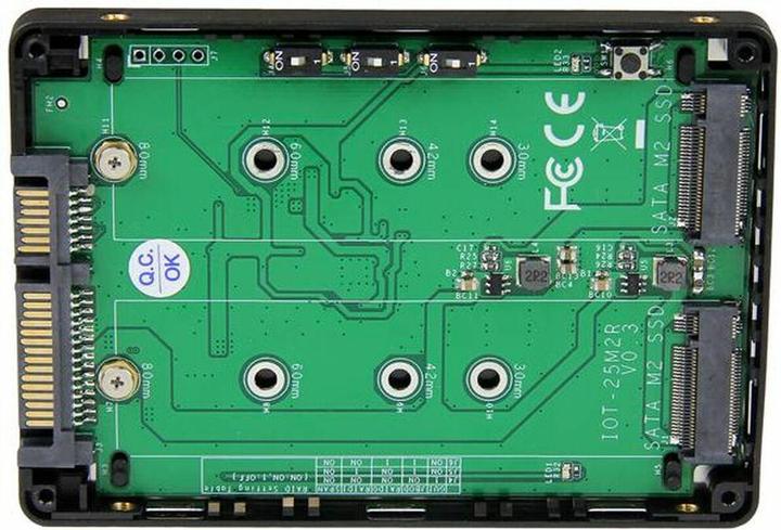 Actual product image StarTech 2X M.2 NGFF SATA ADAPTER -RAID