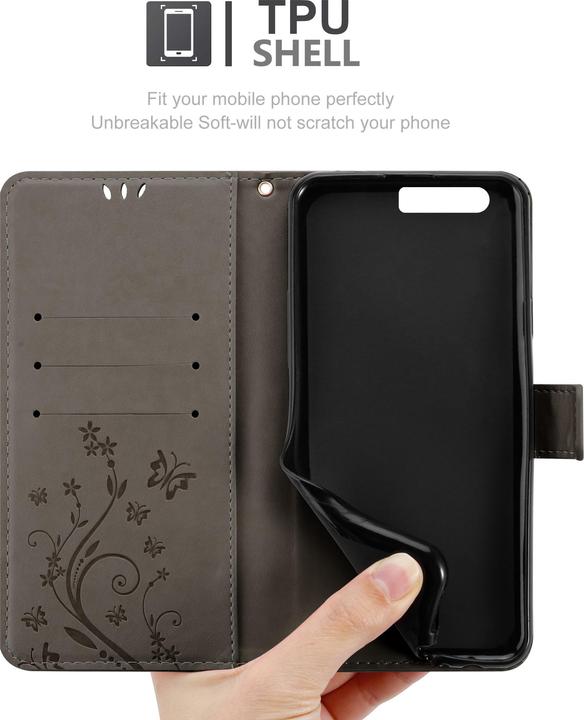 Actual product image Cadorabo Flower Book Cover (Huawei P10 Plus)