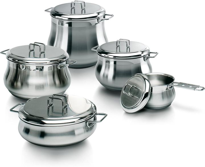 Actual product image Barazzoni Saucepan Line Tummy in steel 189 (Pot, Stainless steel)