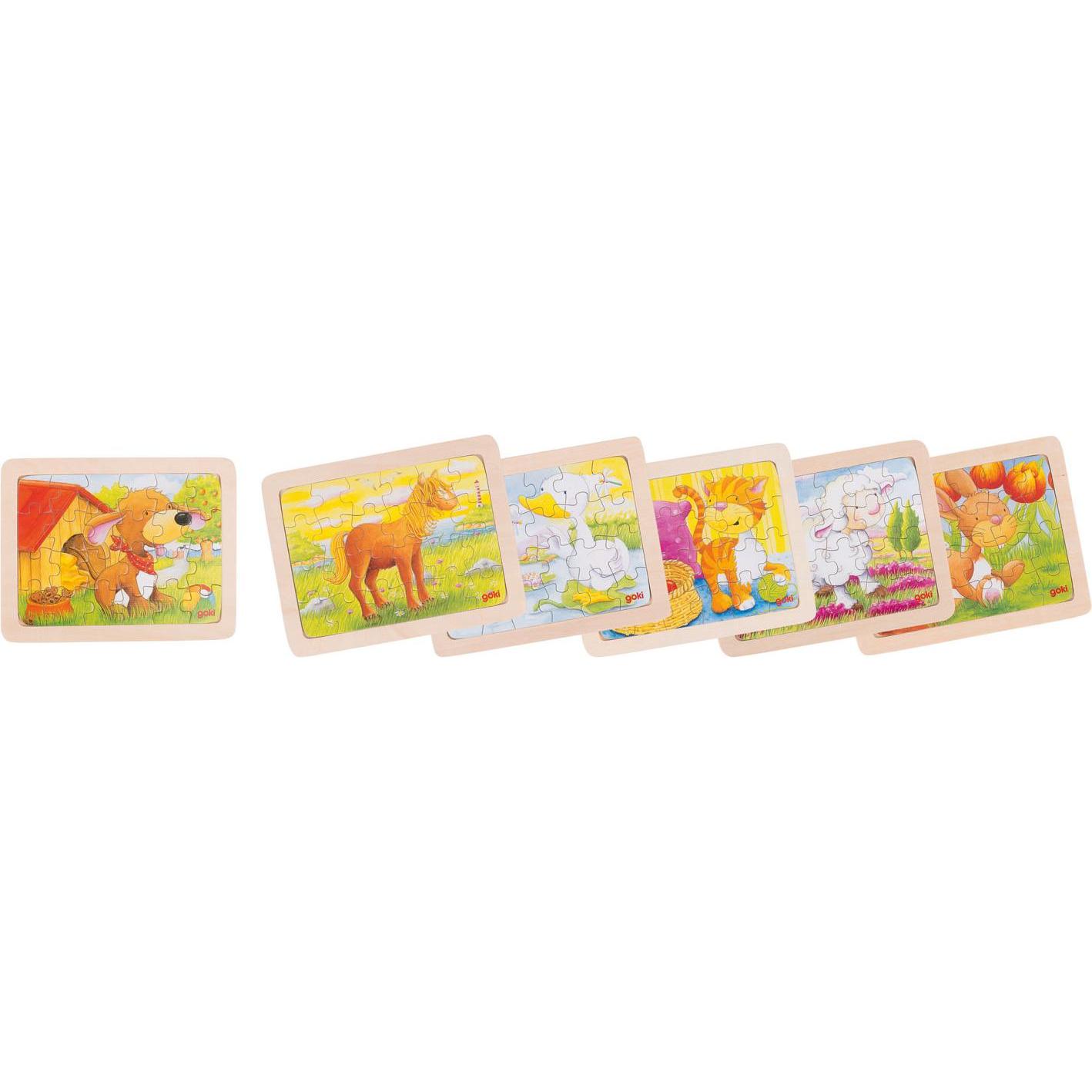 Goki Einlegepuzzle (24 Teile)