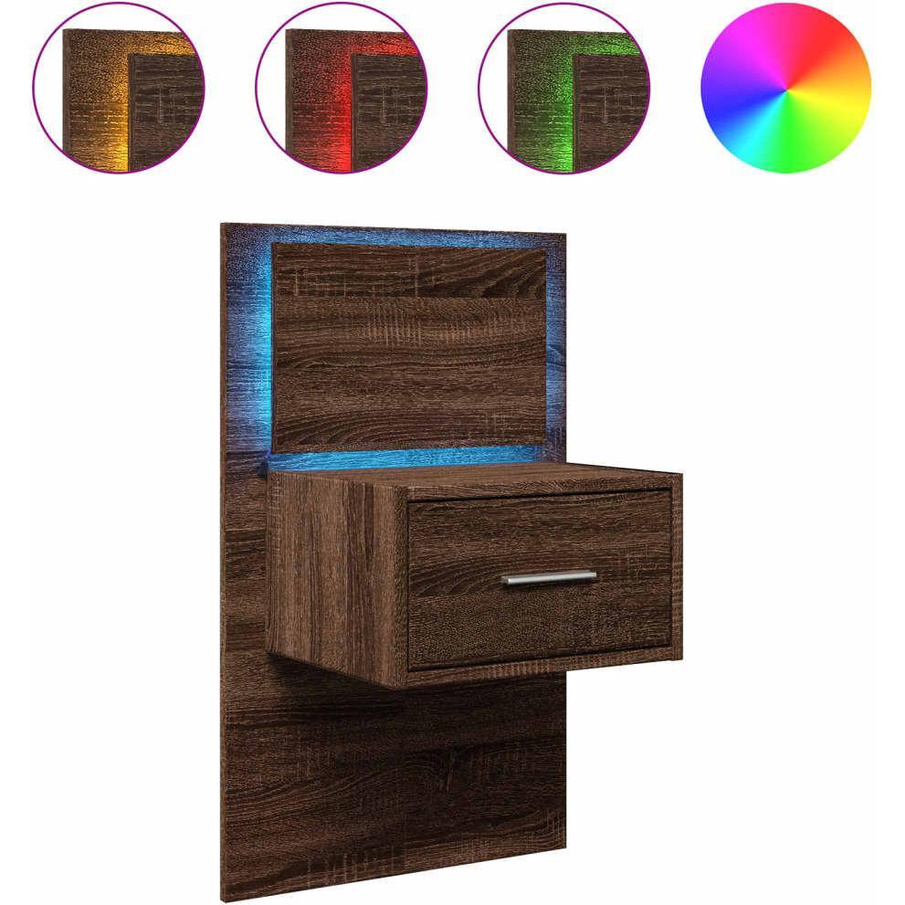 VidaXL, Nachttisch, Laurette (48.5 x 32.5 x 80 cm)