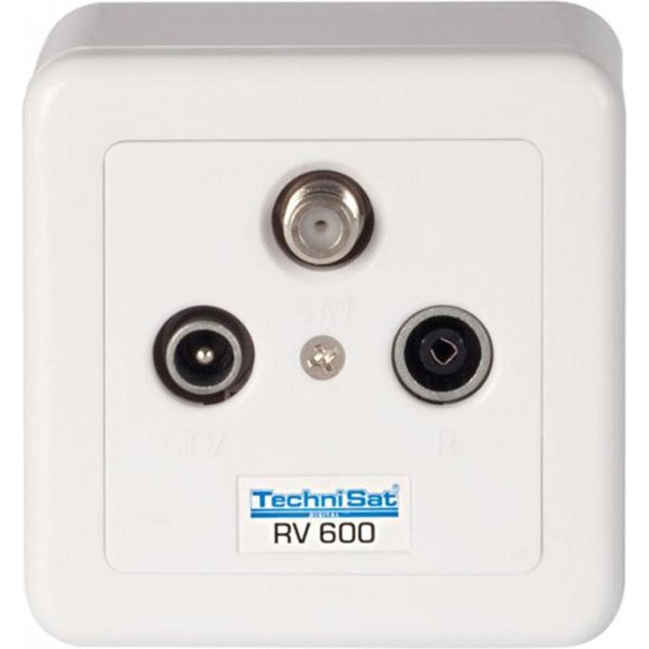TechniSat TechniPro RV 600-10 (Antennendose), SAT Zubehör, Weiss