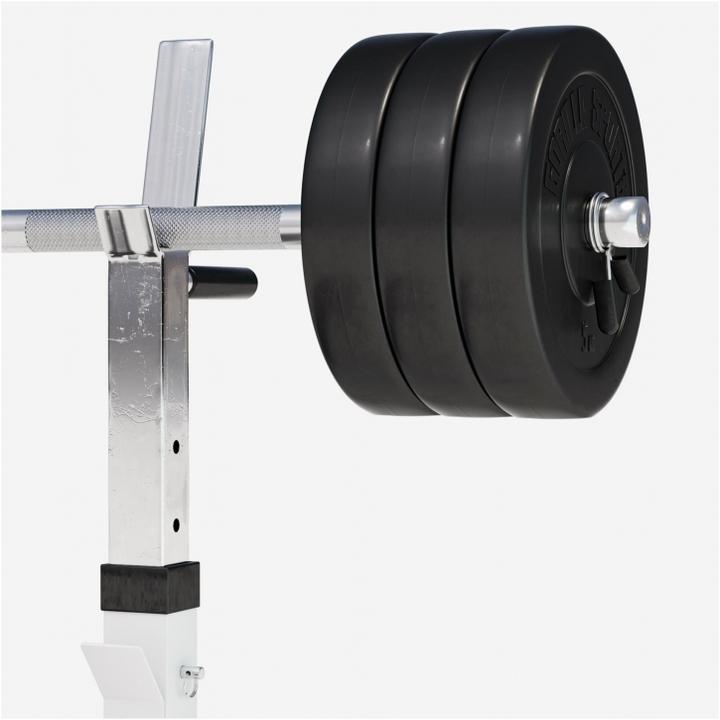 Produktbild Gorilla Sports Hantelbank Langhantelset Kunststoff 38kg-70kg