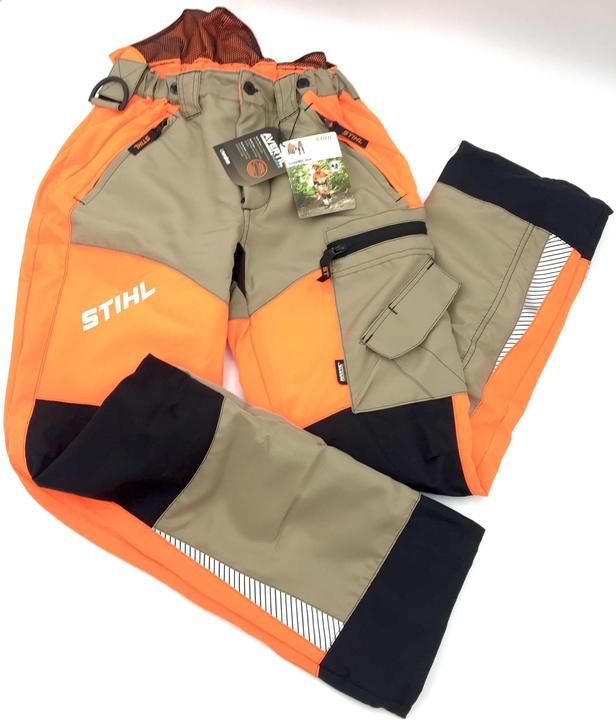 Stihl Pantaloni con fascia in vita Dynamic Vent con protezione da taglio taglia S beige (176)