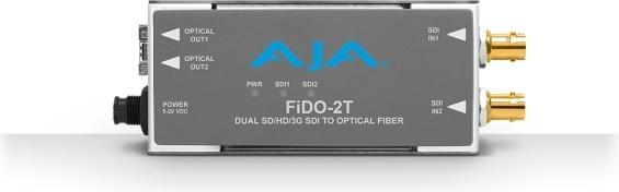Image du produit AJA FiDO-2T Dual Channel SDI to Fiber - Extender vidéo (Rallonge)