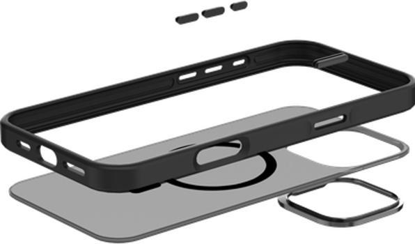 Immagine prodotto Just in Case Cover posteriore in Kunststoff di grado militare Schwarz Magnetisch Apple iPhone 16 (Apple iPhone 16 Pro Max)
