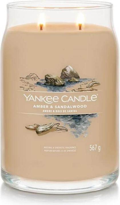 Immagine prodotto Yankee Candle Candela profumata in giara grande Signature Amber & Sandalwood
