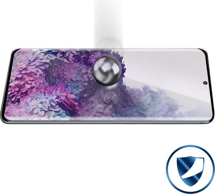 Actual product image Avizar bulletproof glass, glass protective film, protective glass (1 pcs., Samsung Galaxy S20+)