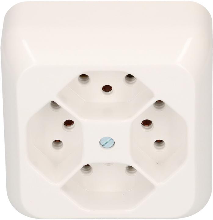 Produktbild Mica 4fach Einsatz Vierfachsteckdos