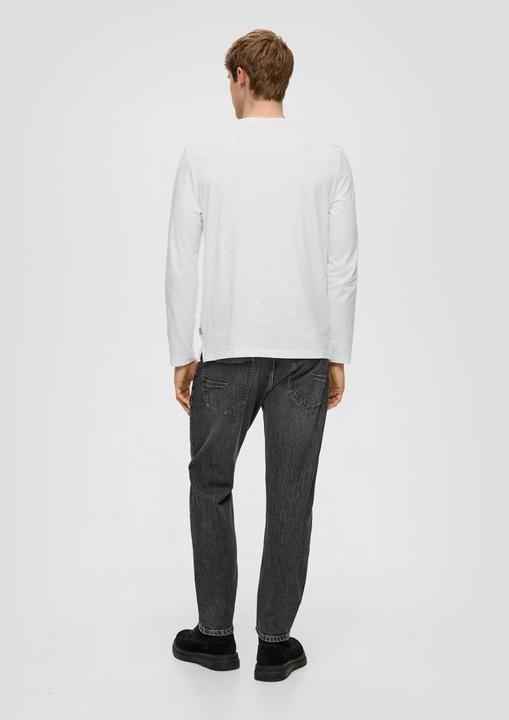 Produktbild s.Oliver T-Shirt Longsleeve mit Flammgarnstruktur (3XL)