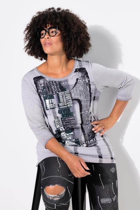Produktbild Angel of Style T-Shirt, Comfort Fit, XL-Druck, 3/4-Ärmel (56)