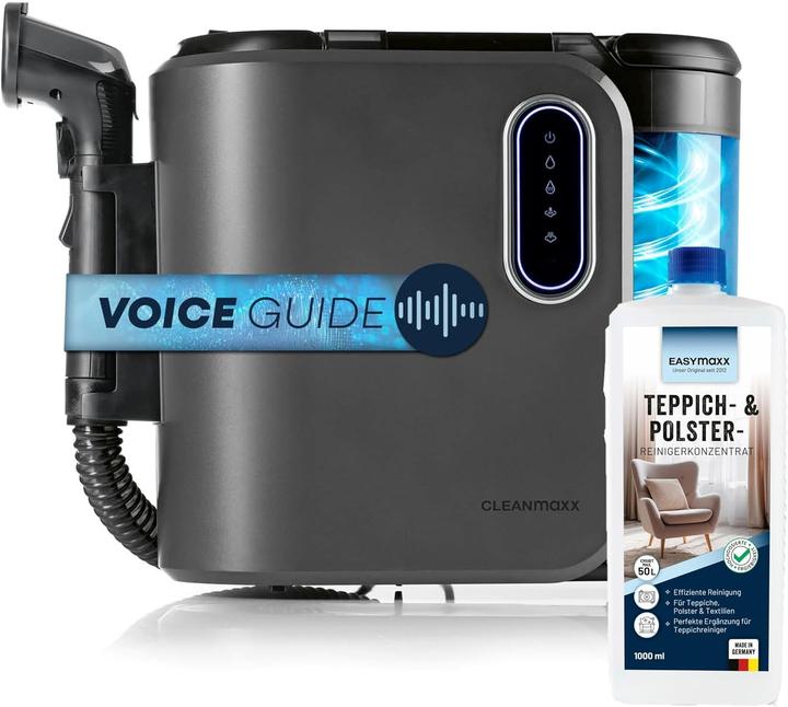 CleanMaxx Pro Steam Carpet and Upholstery Cleaner with Hot Water and Suction