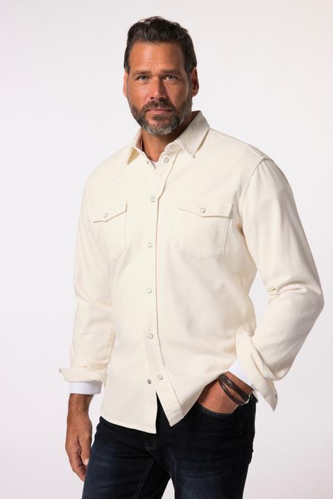 Produktbild JP1880 JP 1880 Jeanshemd, Langarm, Kentkragen, Modern Fit (8XL)