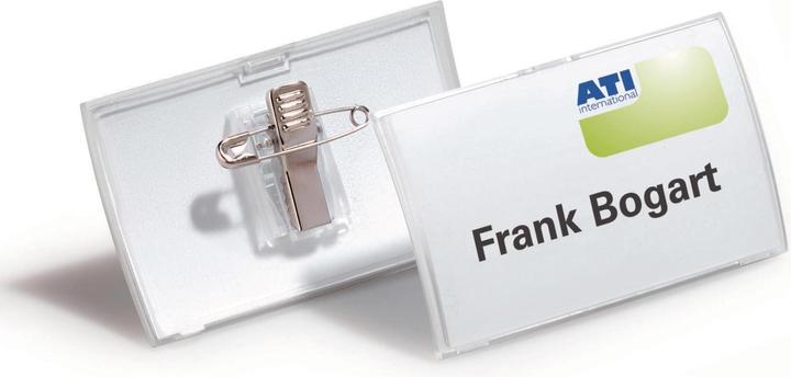Actual product image Durable Name badges Click Fold