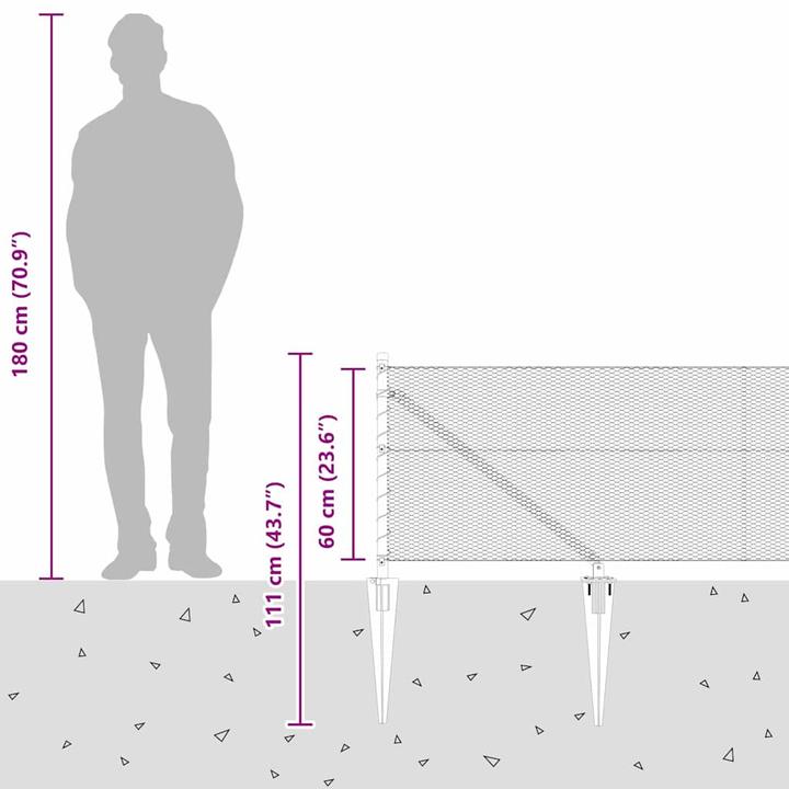 Produktbild vidaXL Gartenzaun