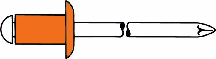 Immagine prodotto Gesipa Rivetti ciechi 4,0x12mm rame/bronzo