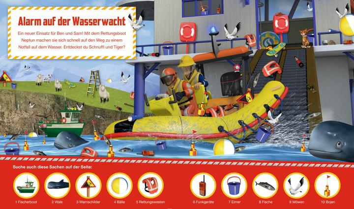 Produktbild Panini Feuerwehrmann Sam: Mein Wimmel-Suchbuch mit Feuerwehrmann Sam (Deutsch, Eva-Regine Rauch, Nicole Hoffart, 2018)