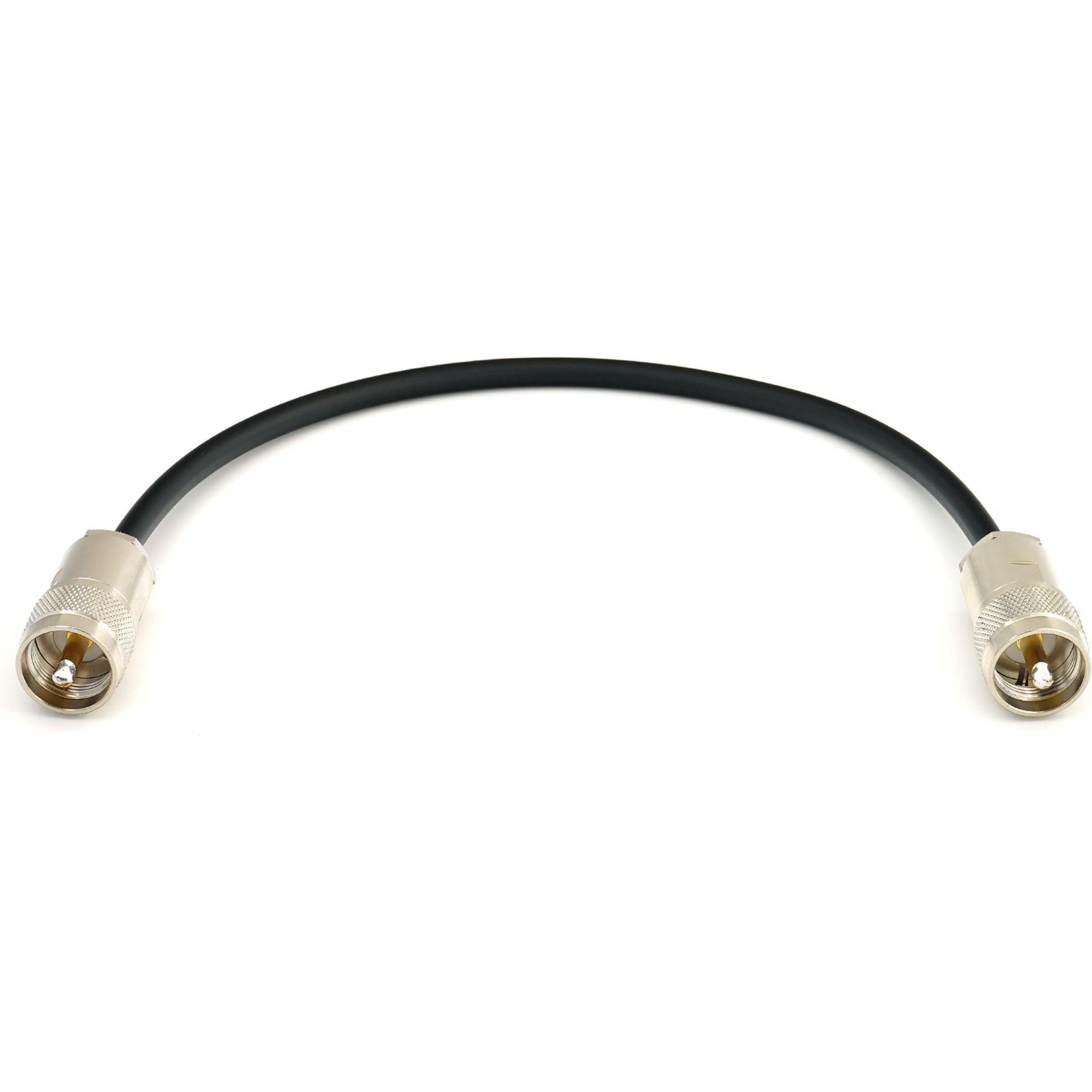 Rangeful Cavo coassiale radio CB UHF da PL259 a PL259 da 30 cm - HF240 (equivalente a LMR240) HF240-PL-PL-0.3 (Cavi antenna), Cavo antenna