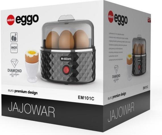Productafbeelding Eldom EM101C Eierkoker EGGO 1-7 eieren 380 W instelbare kookhardheid
