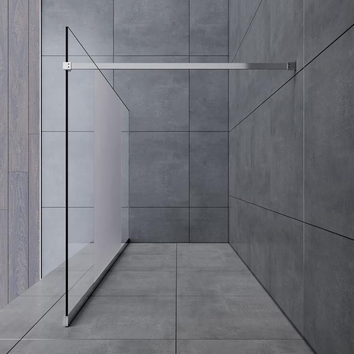 Image du produit SONNI Duschkabine eintürig, rahmenlos, begehbar, NANO behandeltes Glas 90x195 cm (90 cm, 195 cm)