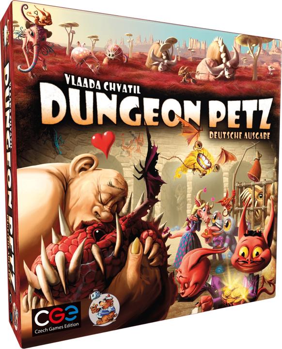 Actual product image Czech games edition CZ022 - Dungeon Petz, Board Game, for 2-4 Players, from 12 Years (German)