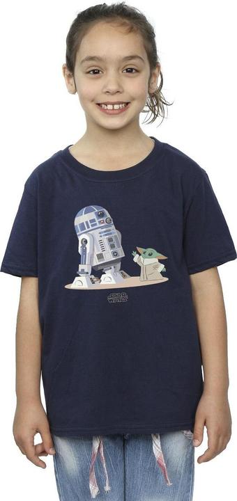 Produktbild Star Wars The Mandalorian R2D2 And Grogu TShirt Mädchen (116)