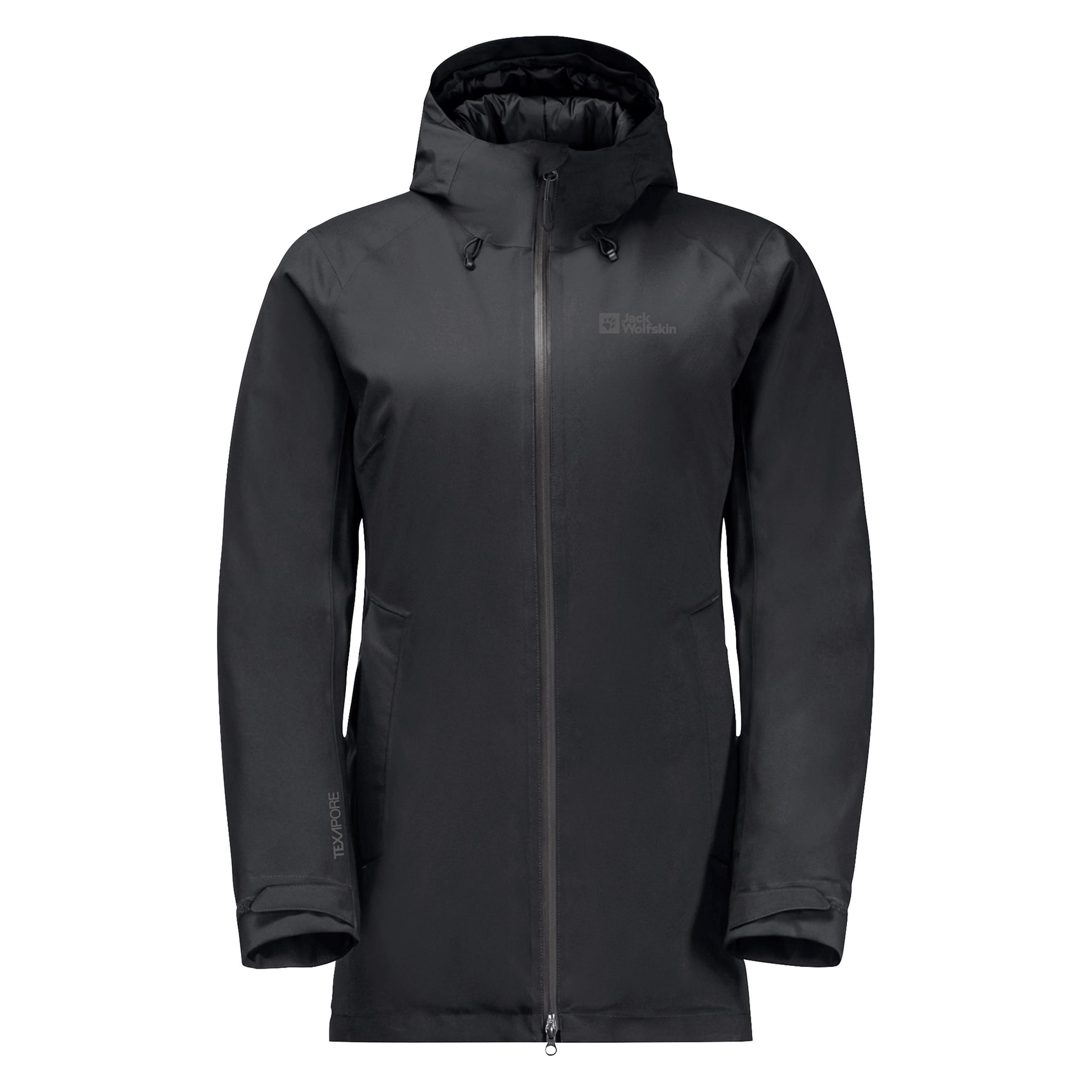 Jack Wolfskin, Damen, Outdoorjacken, Stirnberg Ins Jkt W (Xs), Schwarz, Xs