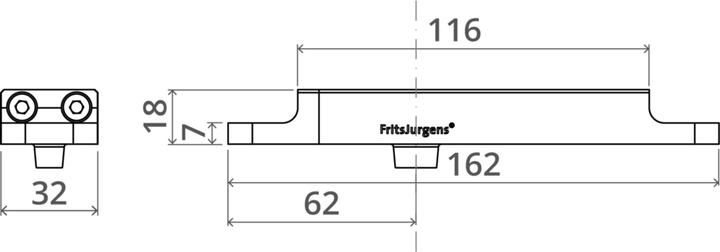 Actual product image FritsJurgens Pivot-T+AMMAvA-rb+AMMApA-nder One / G 70mm, ES matt