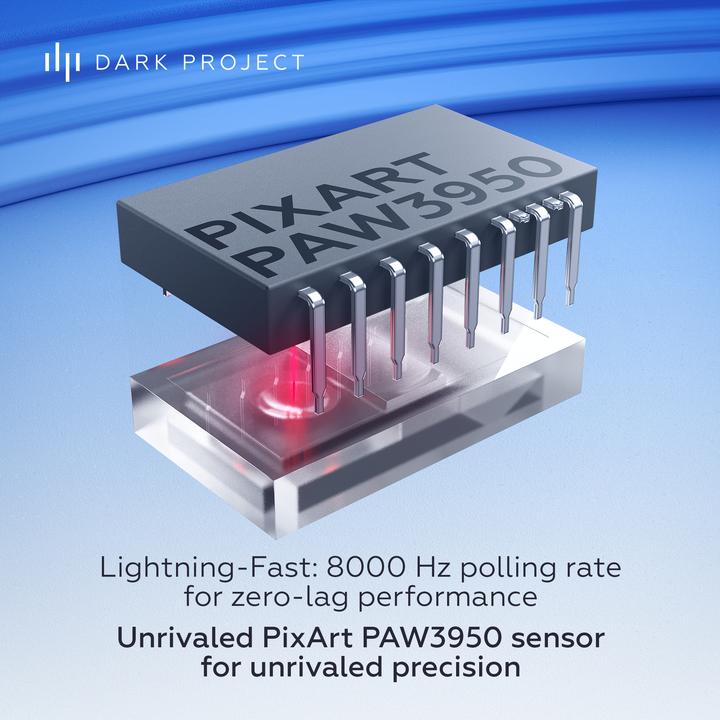 Productafbeelding Dark Project Nexus Ultra Draadloze Gaming Muis (Bedraad, Draadloze)