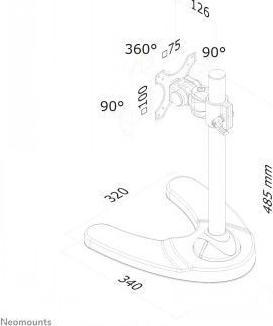 Image du produit Neomounts Fpma-D700 (Tables, 30", 10 kg)