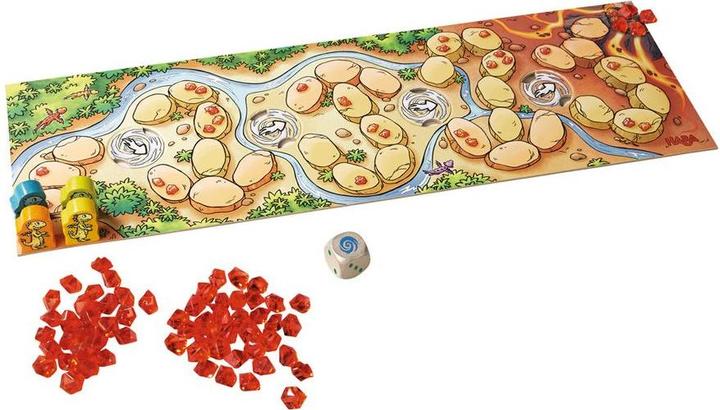 Produktbild Haba Drache Donnerzahn? Die Feuerkristalle (Deutsch, 2 - 4 Spieler)