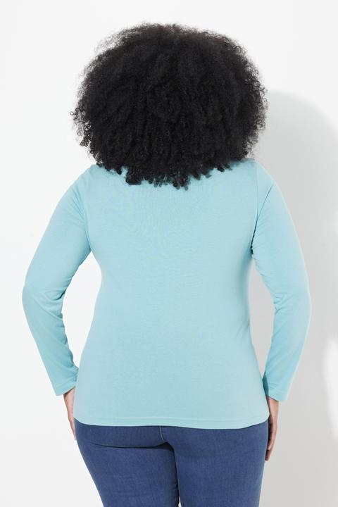 Produktbild Ulla Popken Shirt, Rollkragen, Slim, Langarm (50, 52)