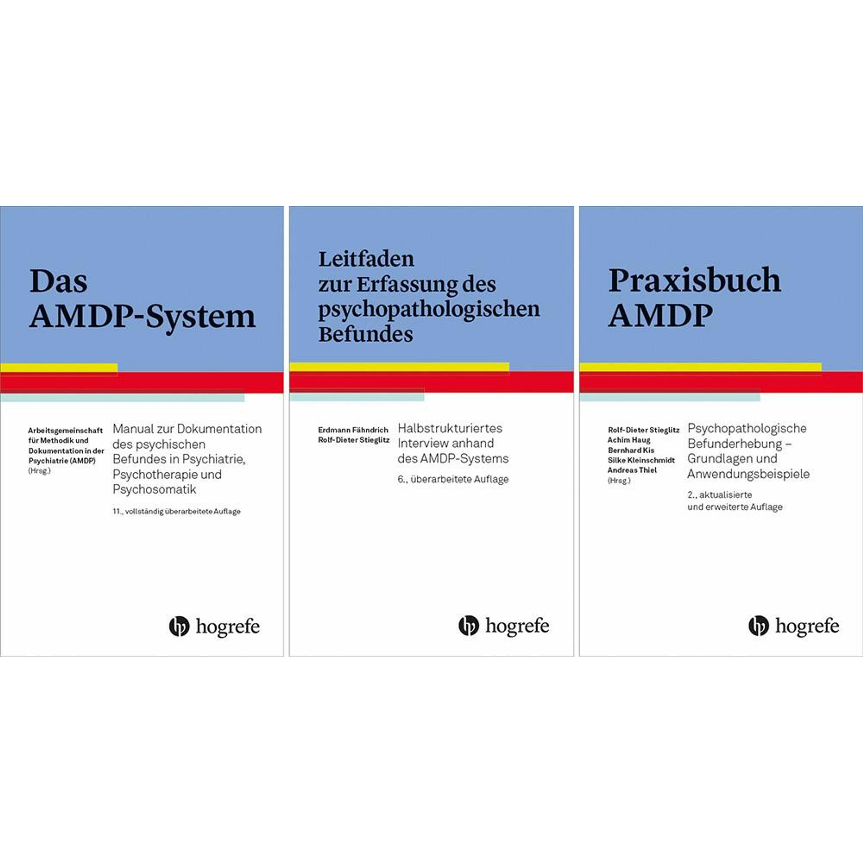 AMDP-Buchset, Fachbücher von Andreas Thiel, Silke Kleinschmidt, Achim Haug, Arbeitsgemeinschaft für Methodik und Dokumen...