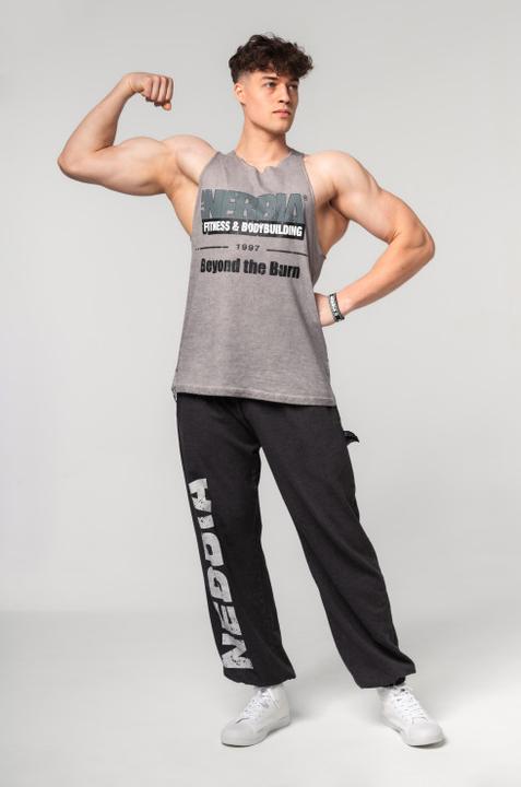 Actual product image Nebbia Washed-off oversized tank top Max Out 359 - light grey (XXL)