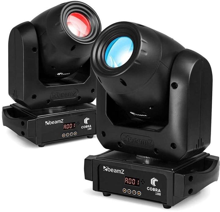 Image du produit BeamZ Ensemble de Têtes Mobiles Cobra 100 LED (100 W, LED)