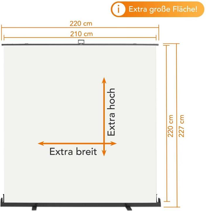 Produktbild Walimex pro Roll-up Panel Hintergrund (210 cm, 220 cm)