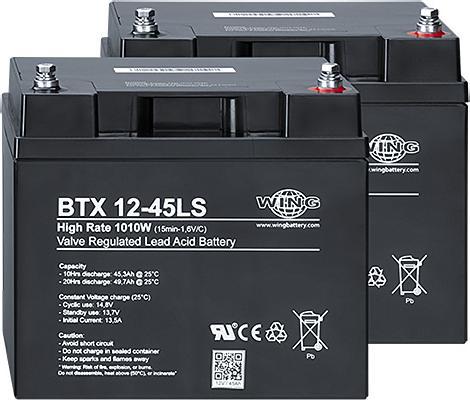 Productafbeelding Zumtobel nBox ACCU SET PB 2 p (12 V, 45 Ah)
