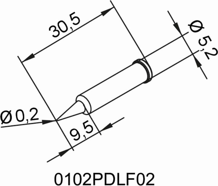 Productafbeelding Soldeerstift 0,2 mm potloodpunt (Soldeerstift)